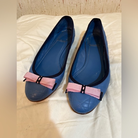 Christian Dior quilted bow flats - Picture 2 of 7